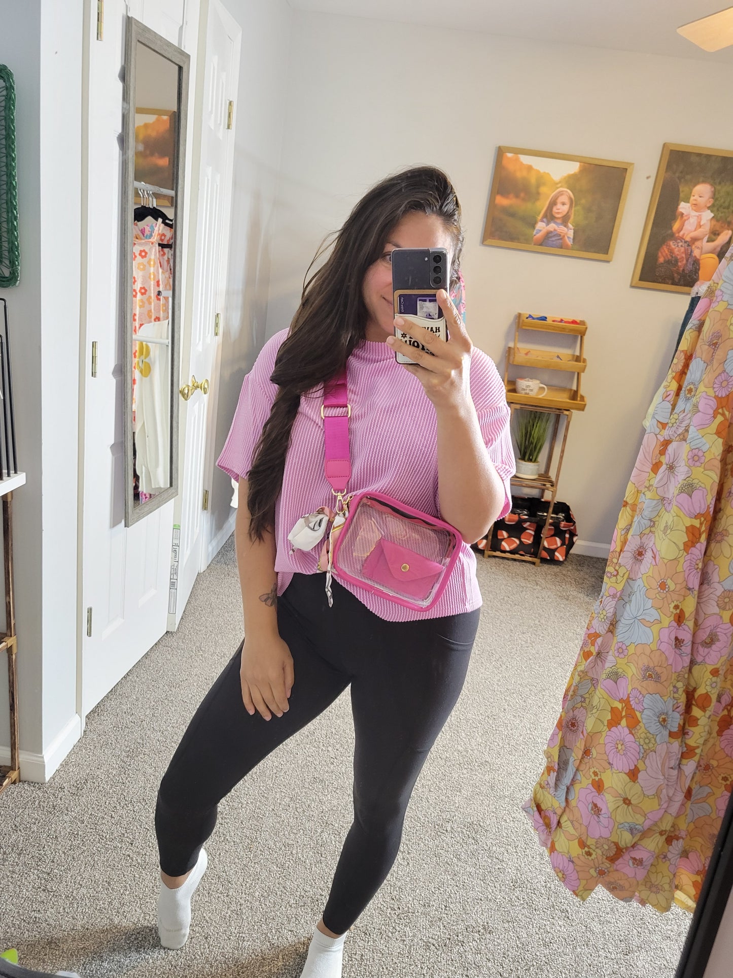 Stadium approved cross body