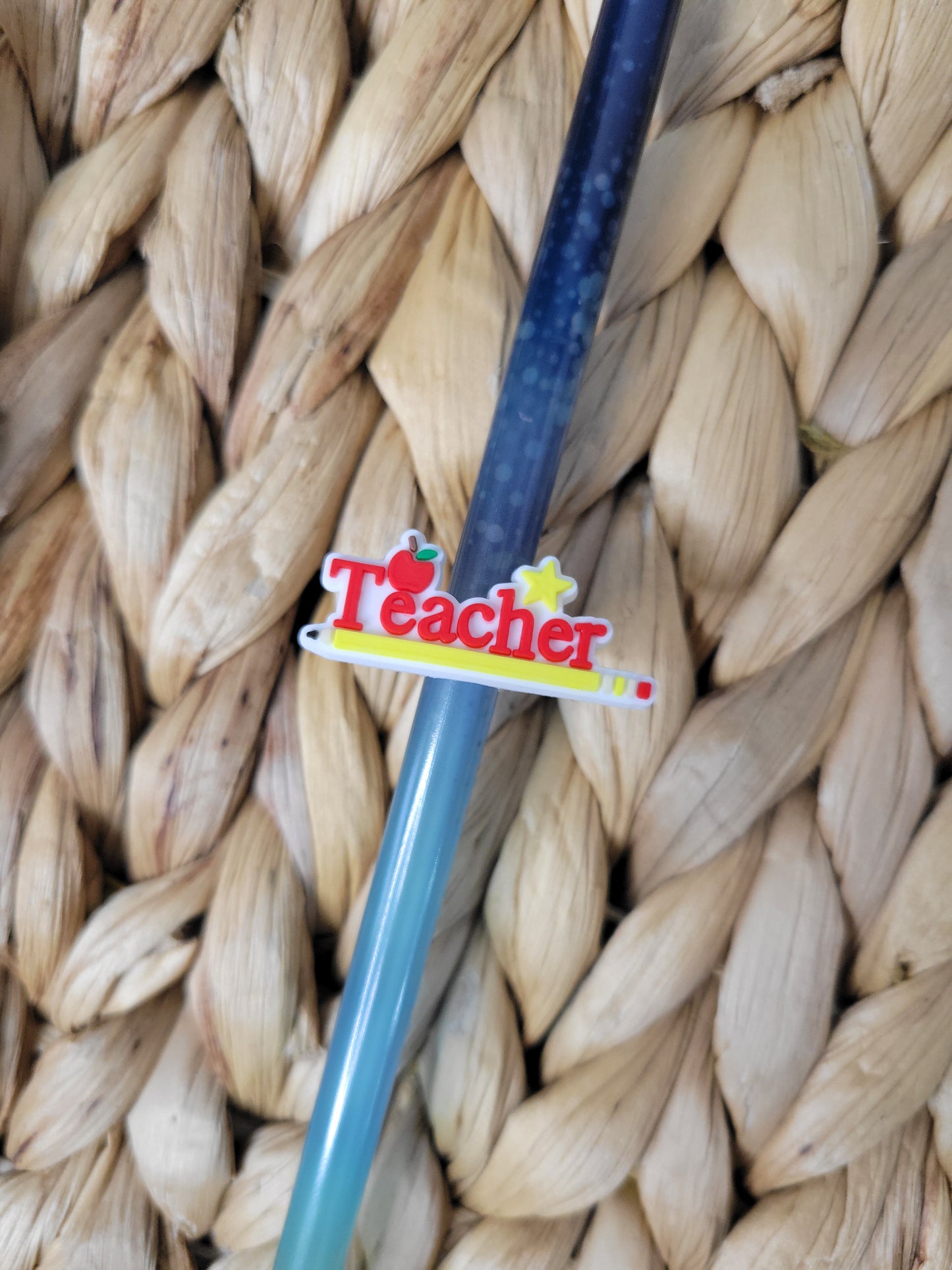 Straw charm - teacher