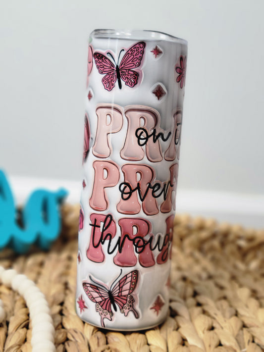 Tumbler - 20 oz PRAY roses