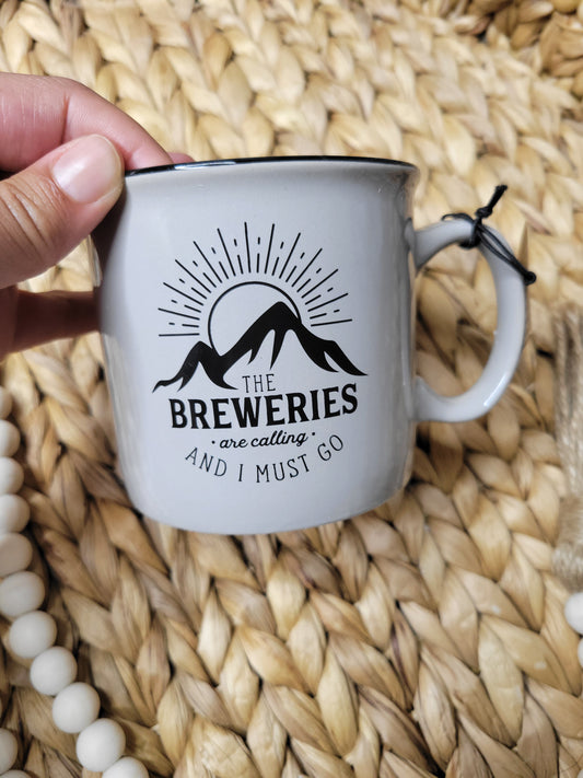 Coffee mug- breweries 13 oz