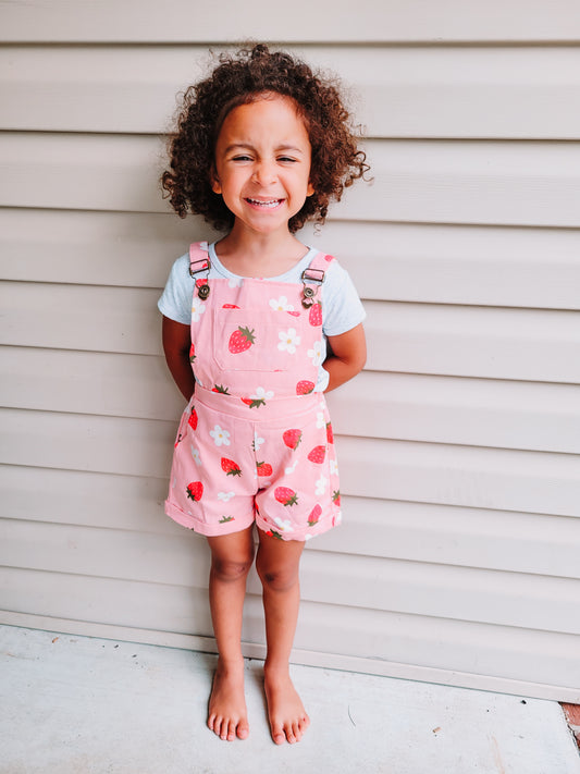 Strawberry overalls