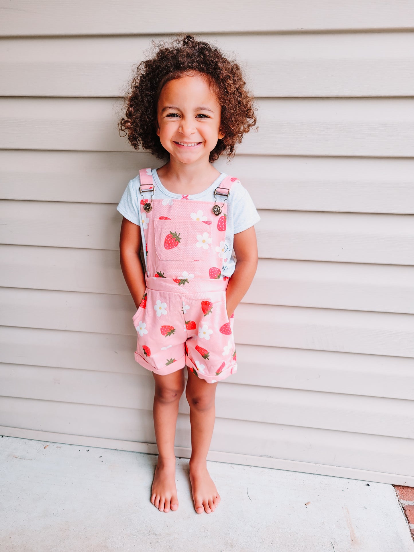 Strawberry overalls