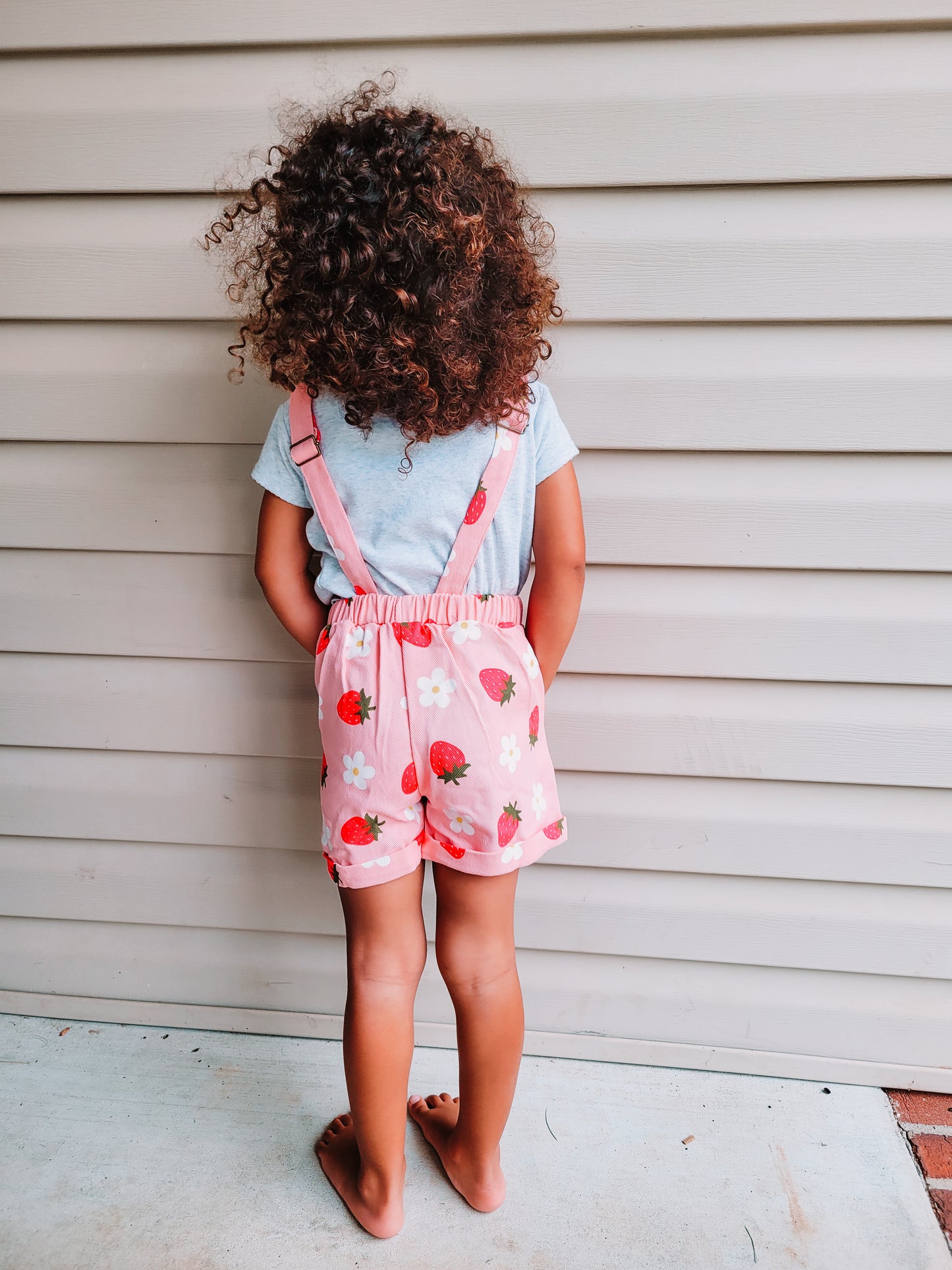 Strawberry overalls