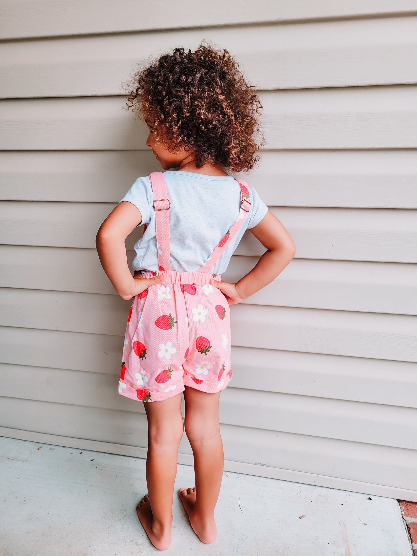 Strawberry overalls