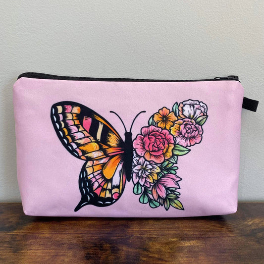 Pouch - Floral Butterfly