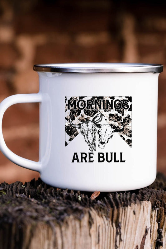 Mug - Mornings Are Bull