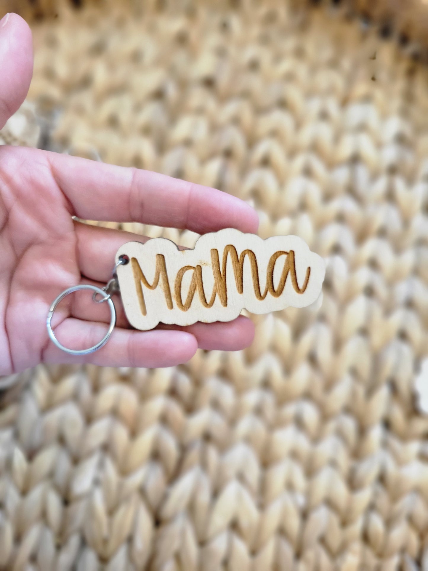 Keychains - wood laser cut