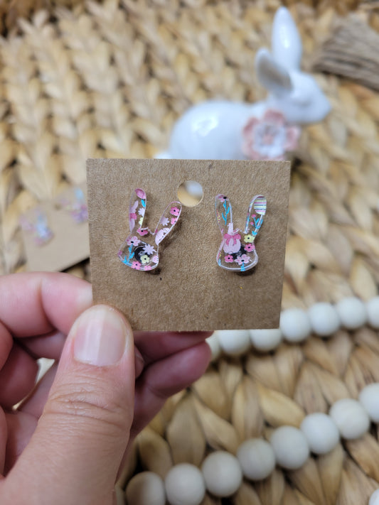 Earrings - bunny stud